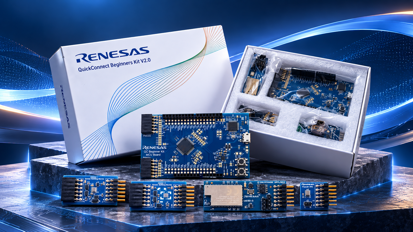 Renesas QuickConnect Beginners Kit V2.0 — winner reward for IEEE Edge AI Hackathon 2026