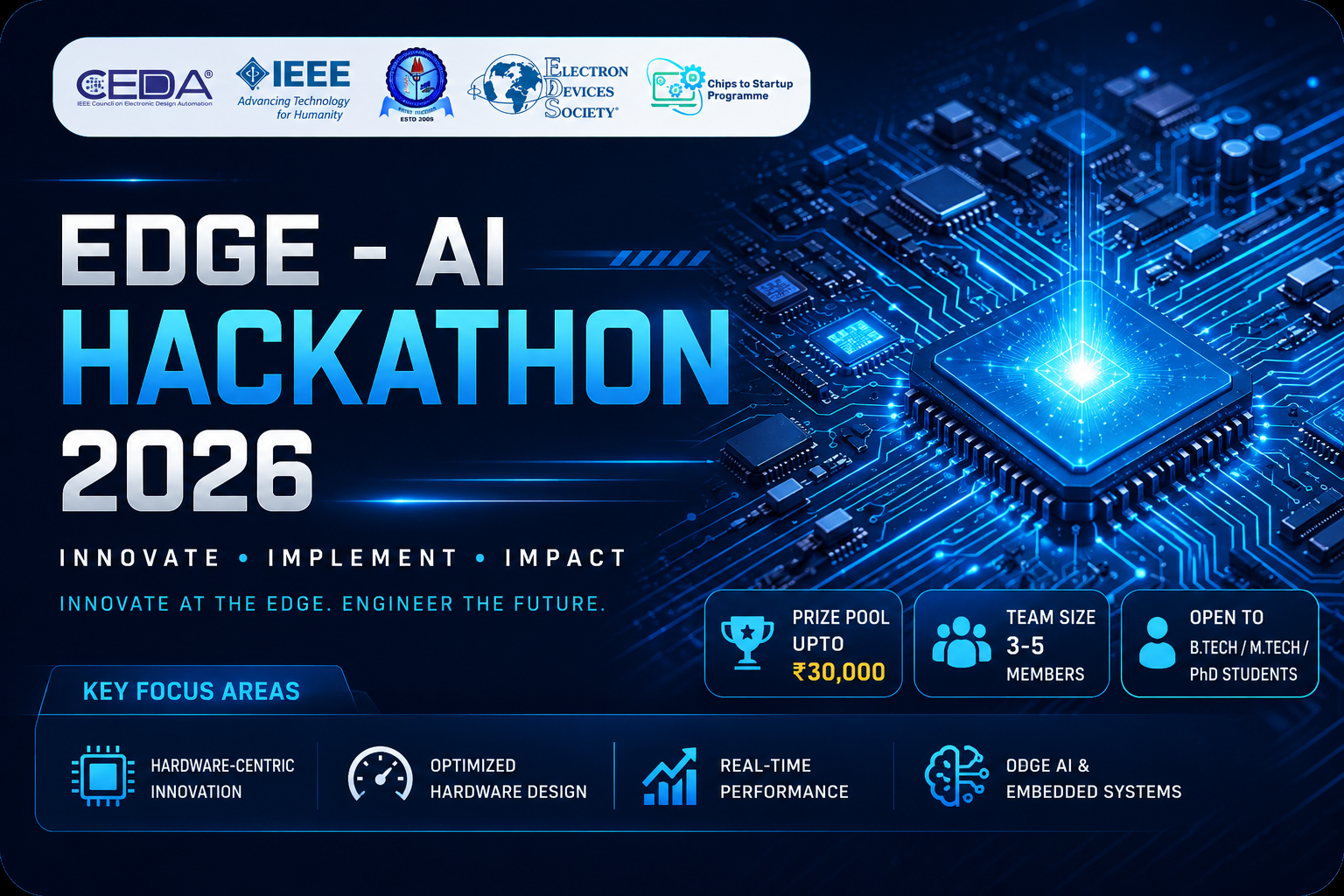 Edge AI Hackathon 2026 Poster